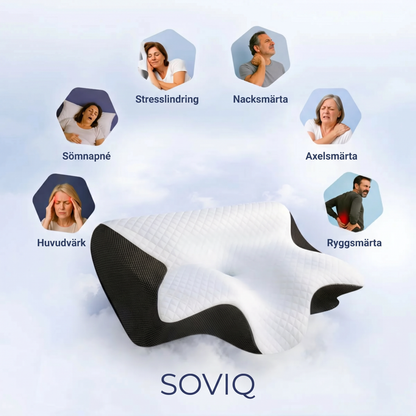 SOVIQ Relief™ – Ergonomisk Nackkudde