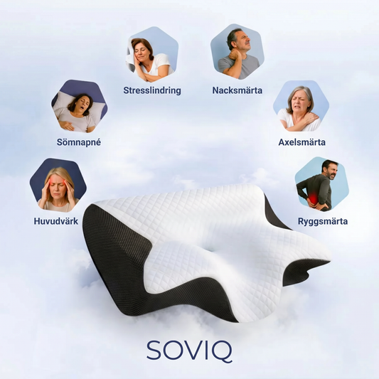 SOVIQ Relief™ – Ergonomisk Nackkudde